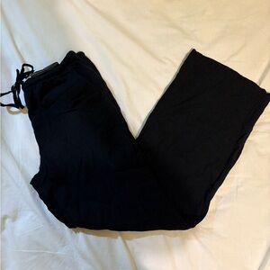 H&M black linen pants
